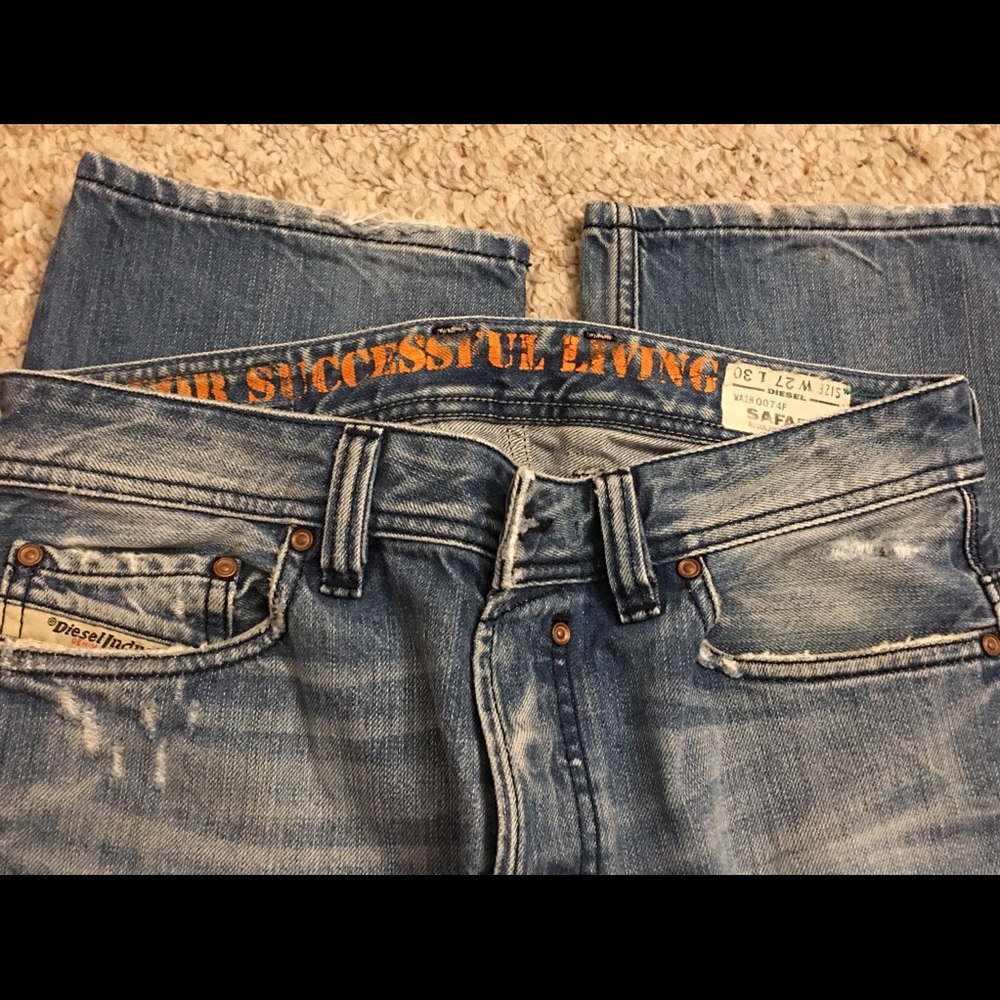 Diesel jeans Italy 27x 30 regular slim fit